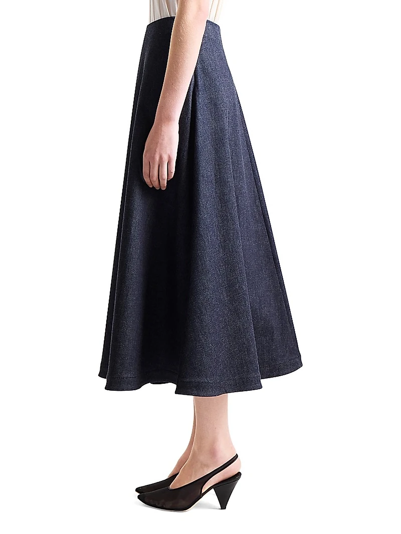 Varda A-Line Midi-Skirt