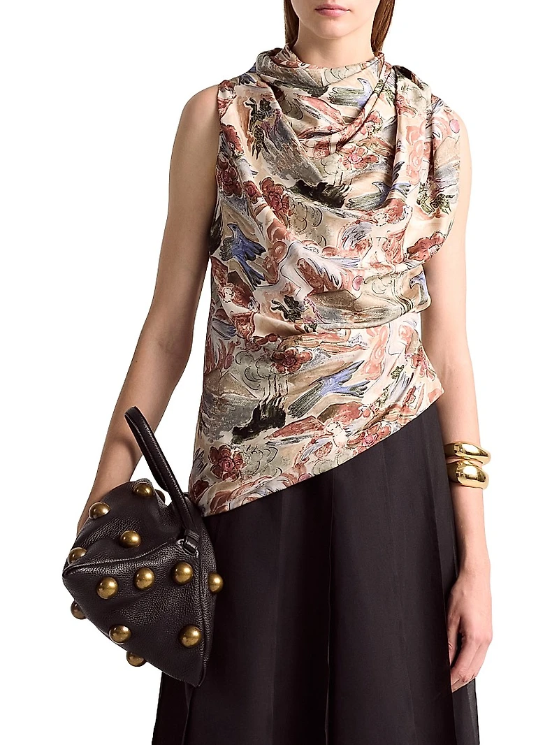 Sleary Cowl Neck Top