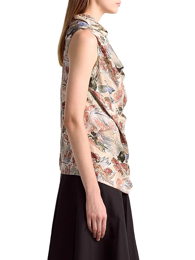 Sleary Cowl Neck Top