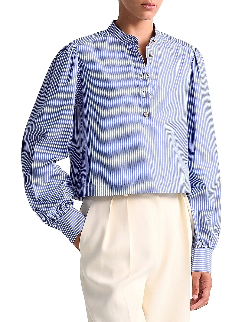 Margot Stripe Boxy Top