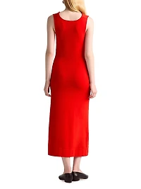 Silke Cowlneck Sleeveless Cocktail Dress