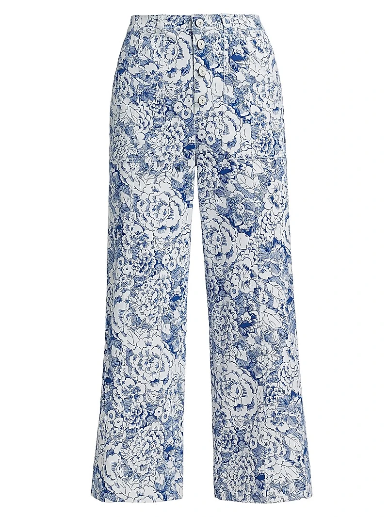 Sketchbook Floral Benji Pants