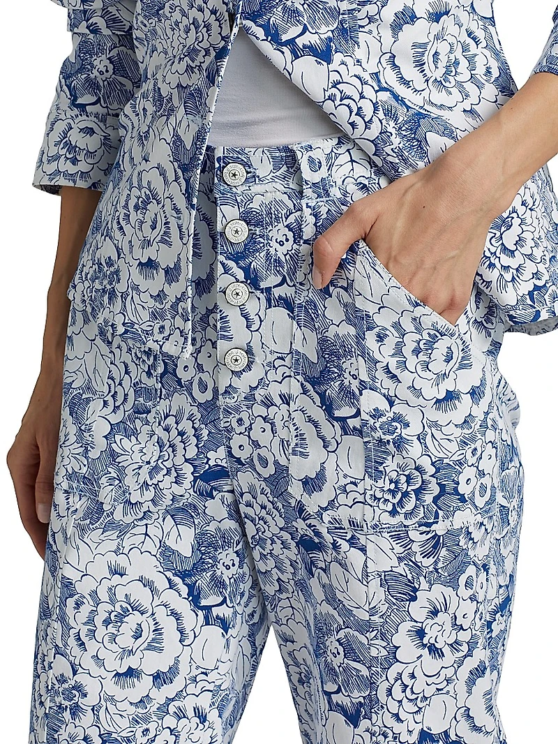 Sketchbook Floral Benji Pants