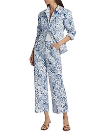 Sketchbook Floral Benji Pants