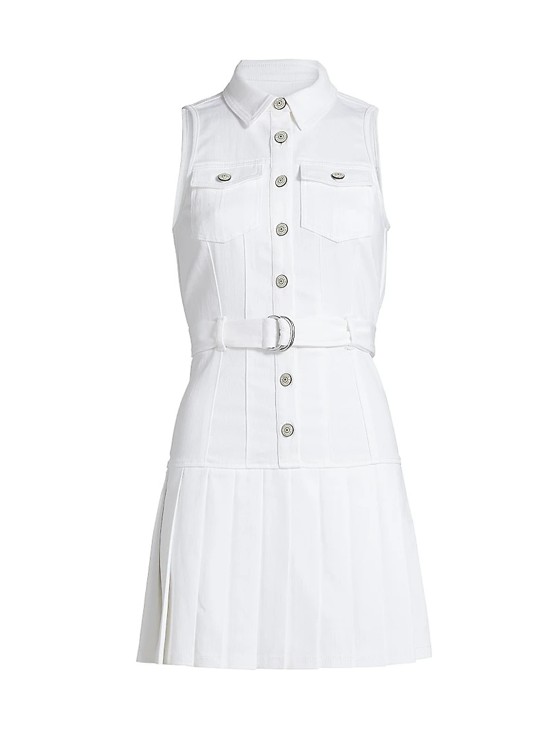 Moxie Denim Mini Shirtdress