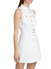 Moxie Denim Mini Shirtdress