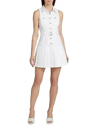Moxie Denim Mini Shirtdress