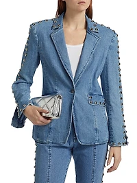 Milly Studded Denim Jacket