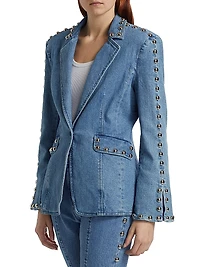 Milly Studded Denim Jacket