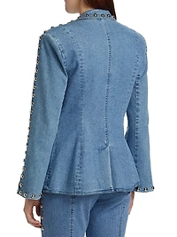 Milly Studded Denim Jacket