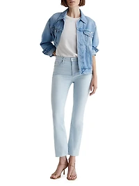 Farrah Boot-Cut Crop Jeans