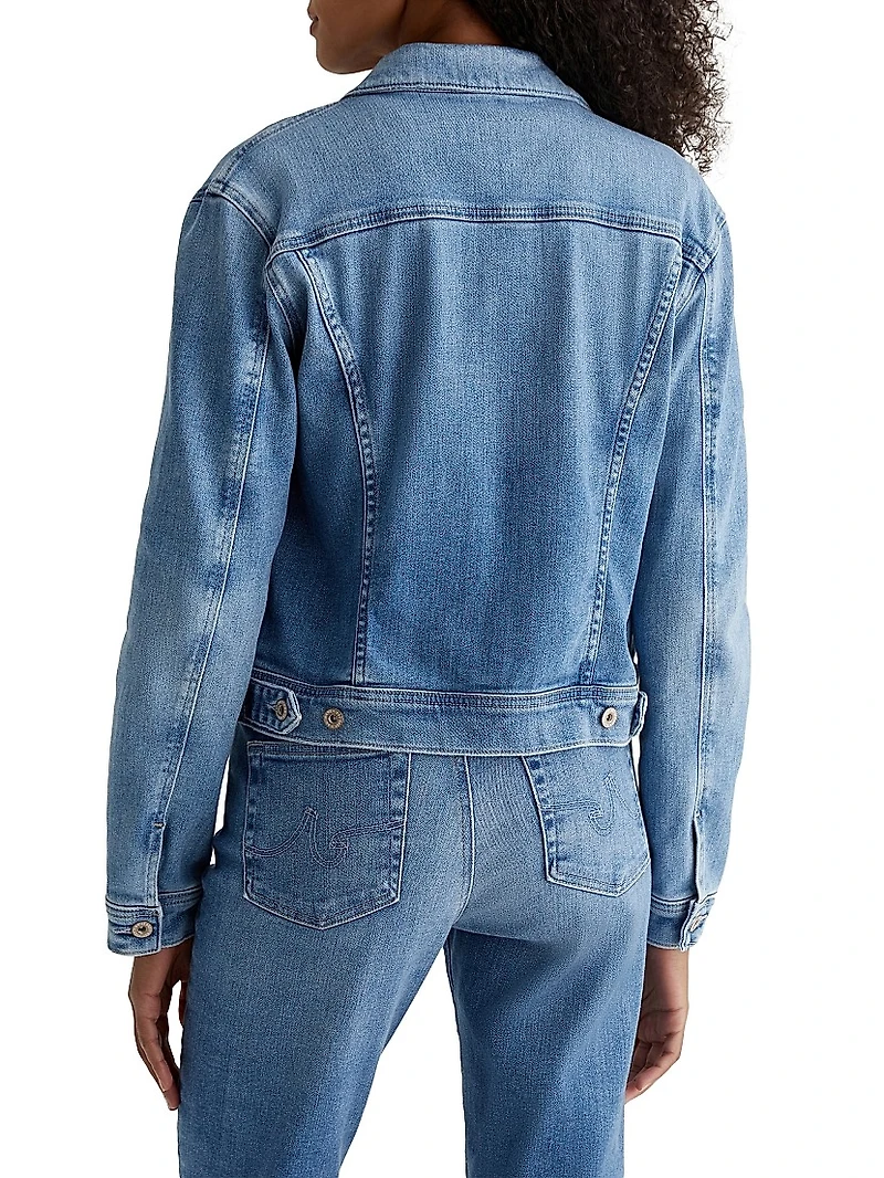 Robyn Button-Front Denim Jacket