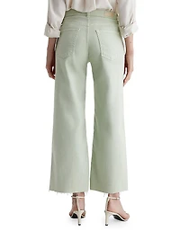 Saige Frayed Wide-Leg Crop Pants