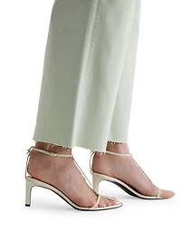 Saige Frayed Wide-Leg Crop Pants