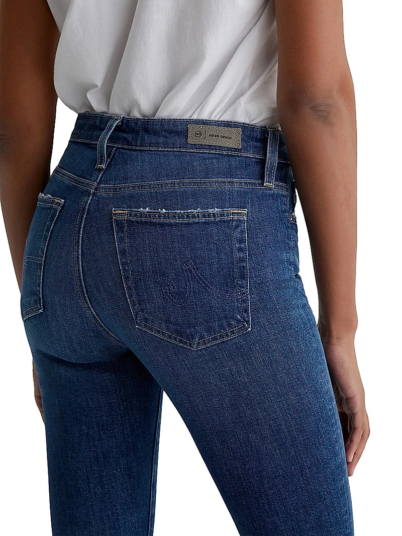 Farrah Boot-Cut Crop Jeans