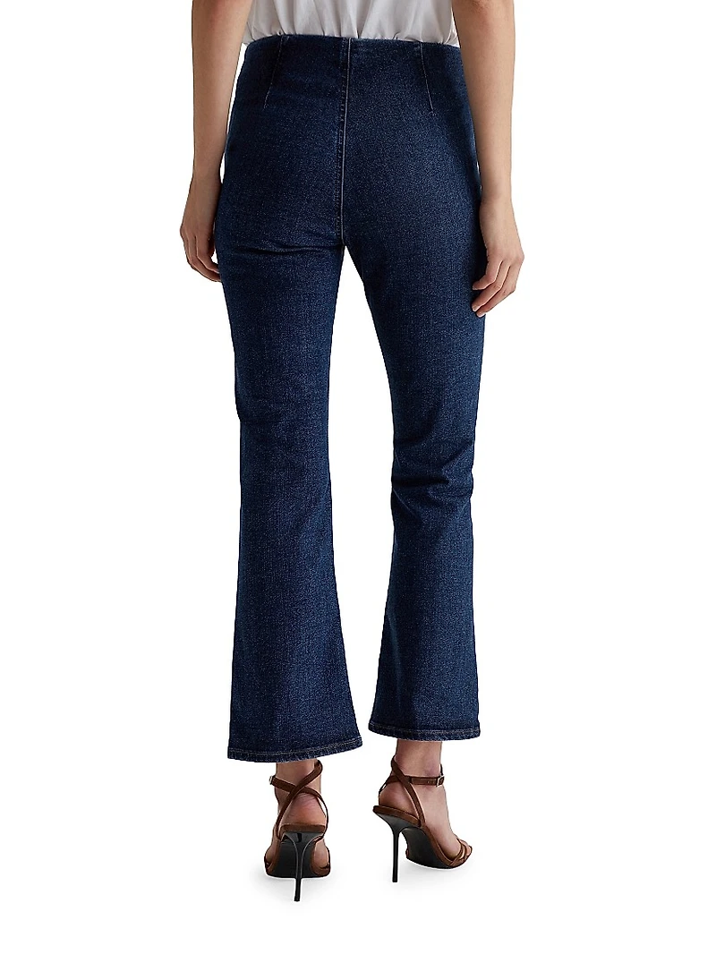 Farrah Boot-Cut Crop Jeans