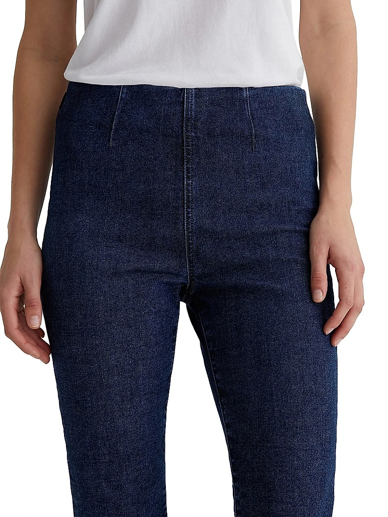 Farrah Boot-Cut Crop Jeans