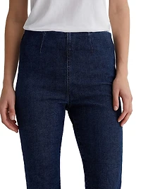 Farrah Boot-Cut Crop Jeans