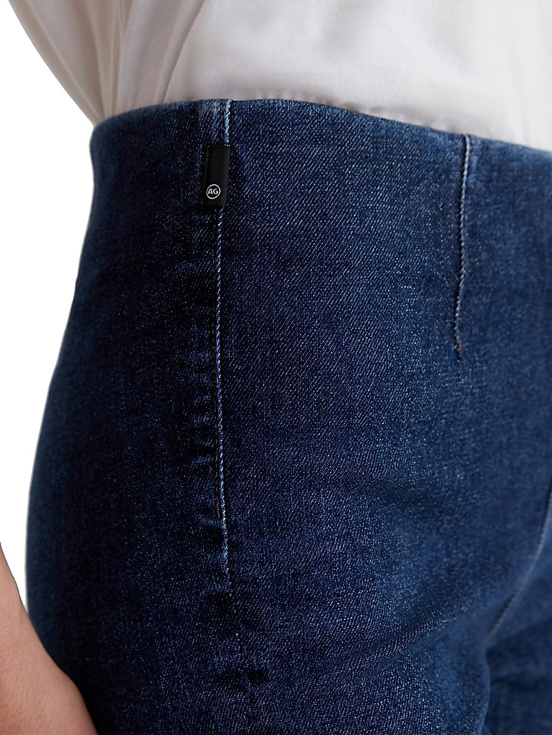 Farrah Boot-Cut Crop Jeans