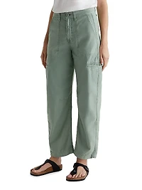 Hazal Cotton Mid-Rise Straight-Leg Jeans