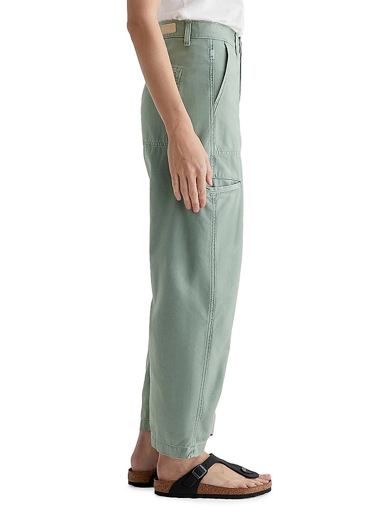 Hazal Cotton Mid-Rise Straight-Leg Jeans