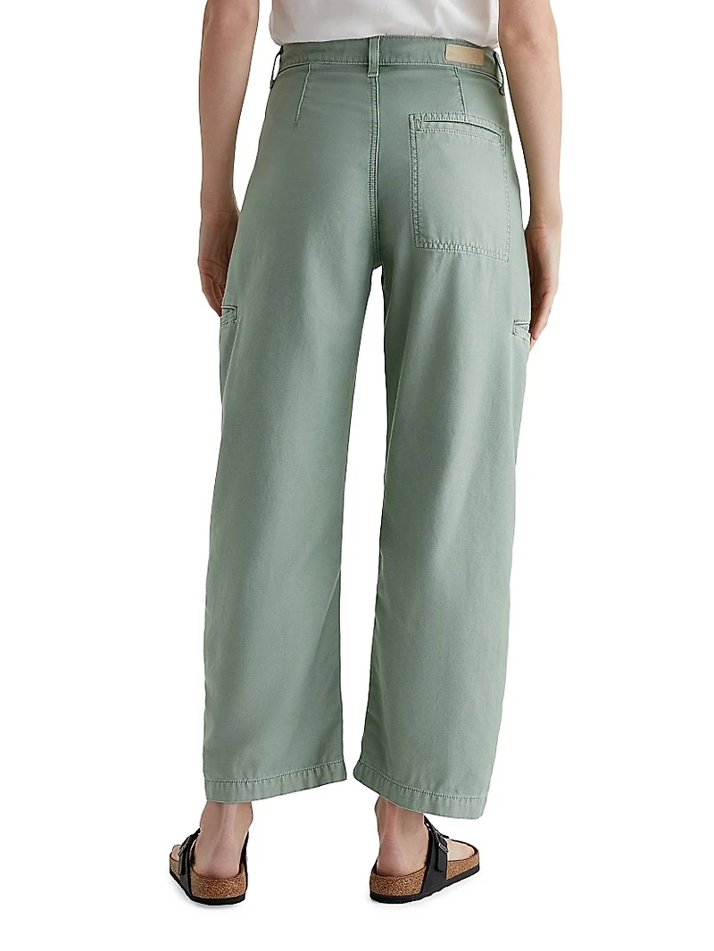 Hazal Cotton Mid-Rise Straight-Leg Jeans