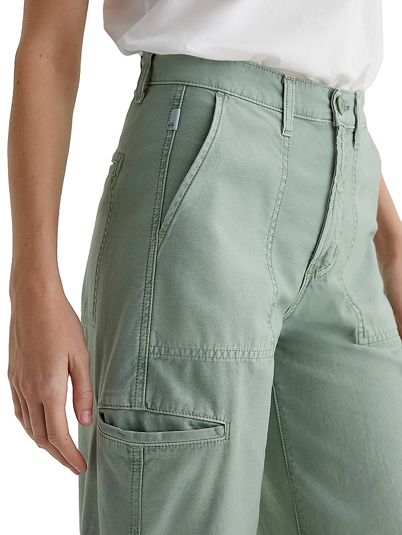 Hazal Cotton Mid-Rise Straight-Leg Jeans