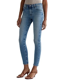 Farrah Stretch-Cotton Ankle Skinny Jeans
