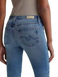 Farrah Stretch-Cotton Ankle Skinny Jeans