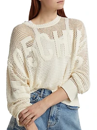 Logo Stretch Sweater