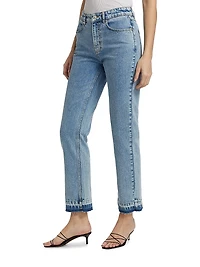 Straight Patchwork Jeans