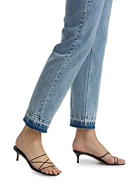 Straight Patchwork Jeans