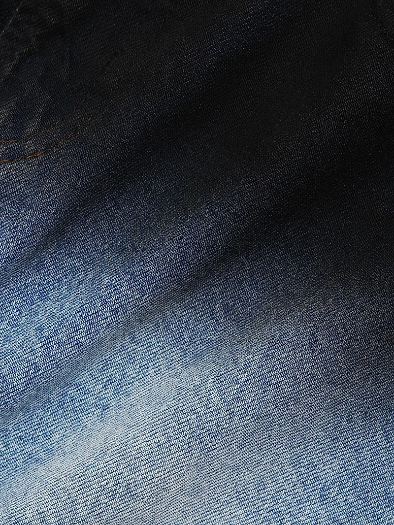 Ombré Denim Miniskirt