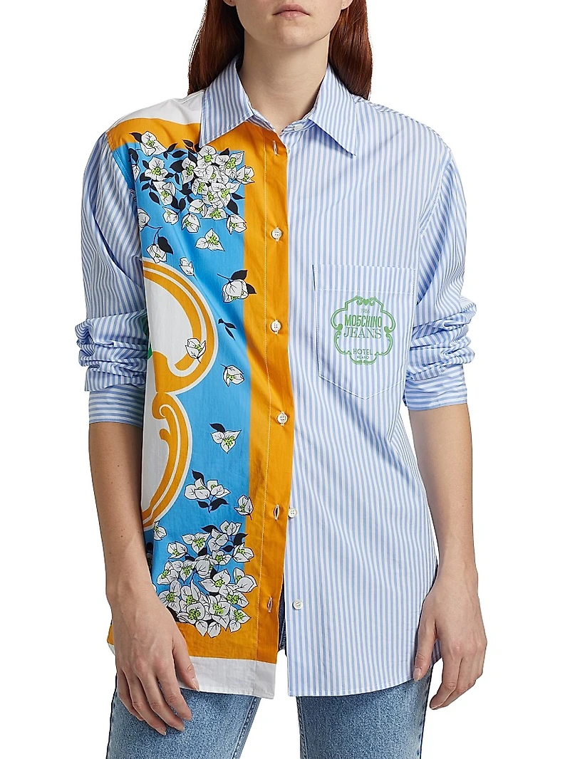 Patchwork Cotton Blouse