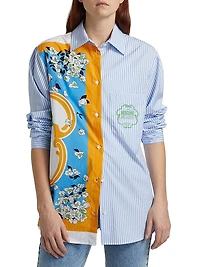 Patchwork Cotton Blouse
