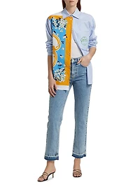 Patchwork Cotton Blouse