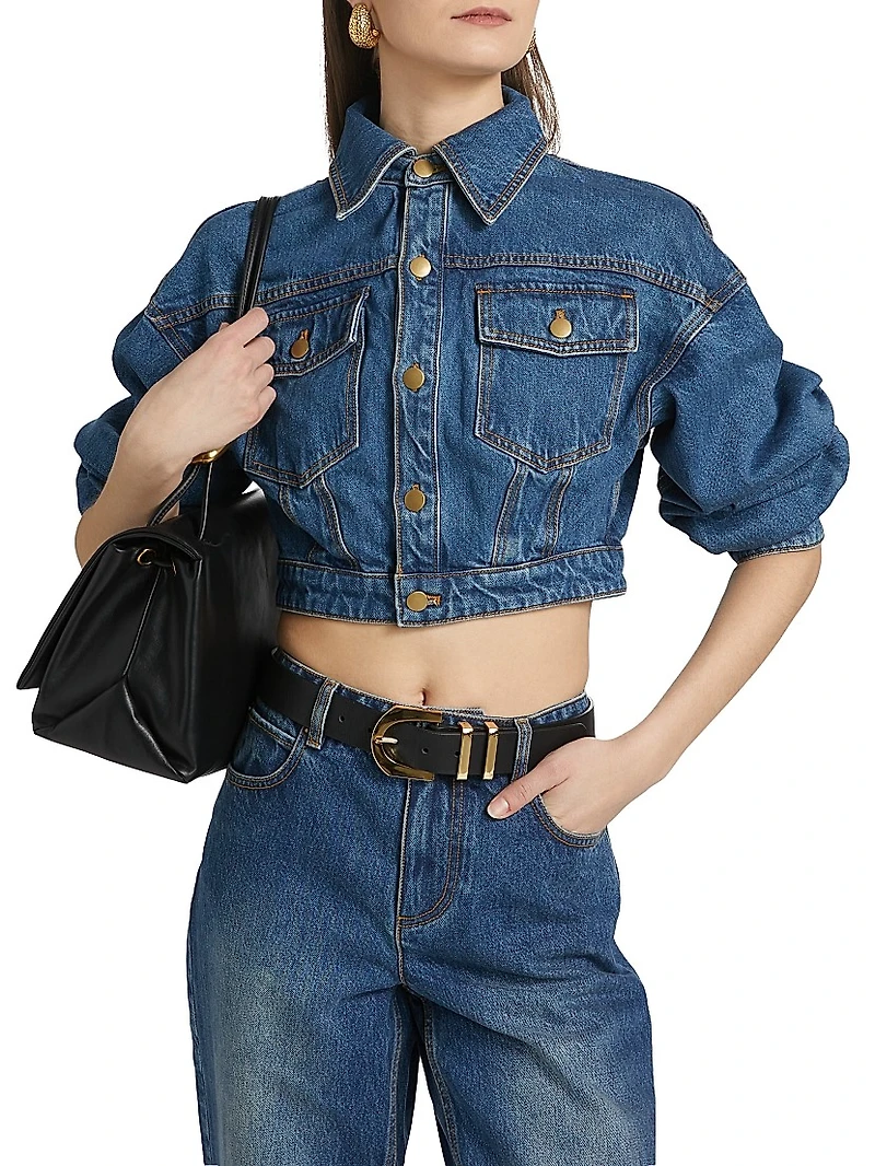Yukon Denim Crop Jacket