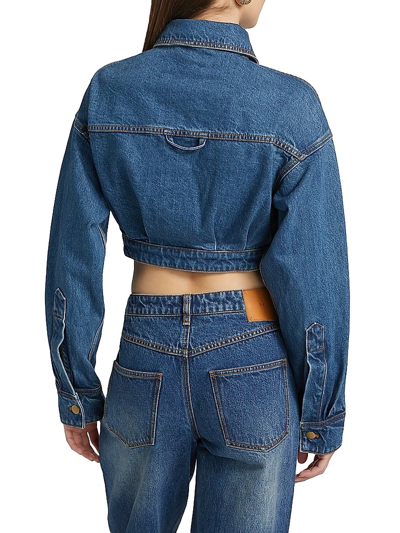 Yukon Denim Crop Jacket