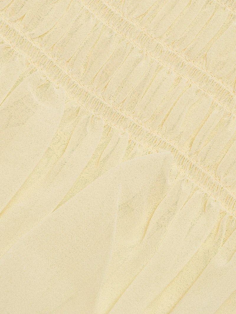 Alexi Smocked Ruffled Top