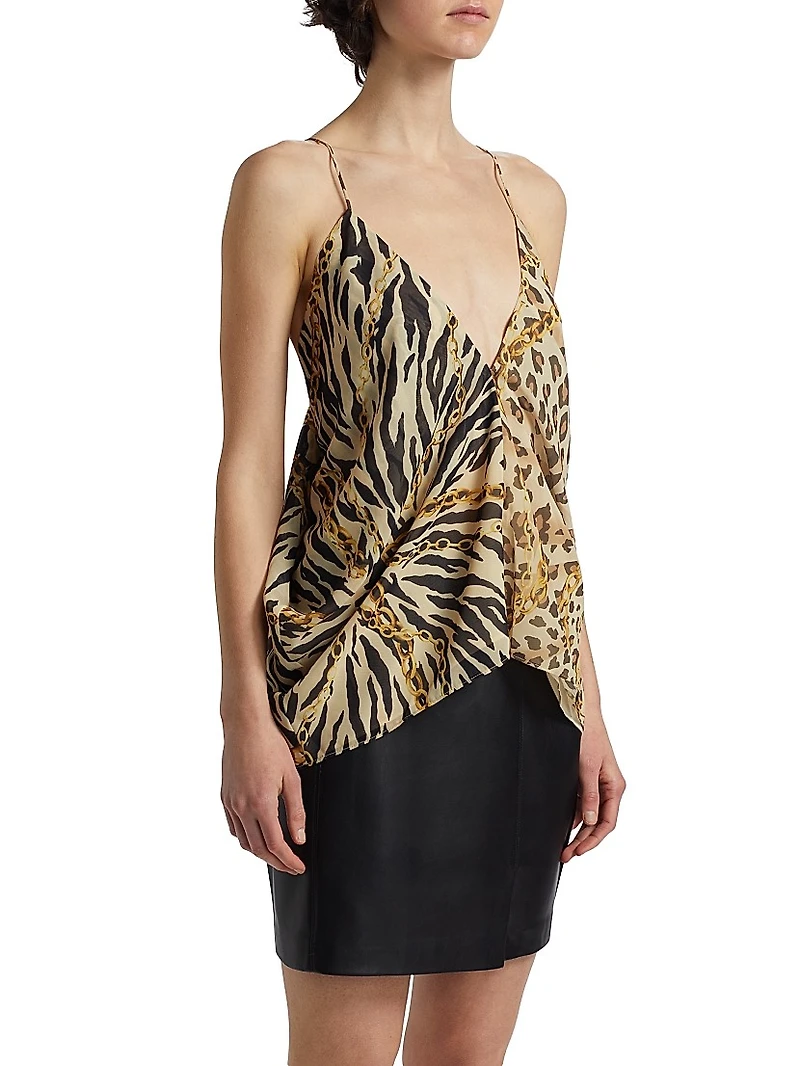 Starkey Mixed Animal Print Top