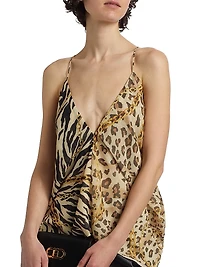 Starkey Mixed Animal Print Top