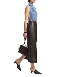 Sheena Cowl Halterneck Open Back Bodysuit