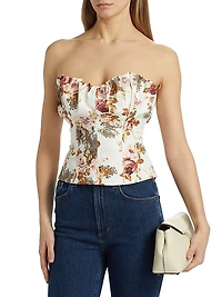 Vittoria Floral Corset Top
