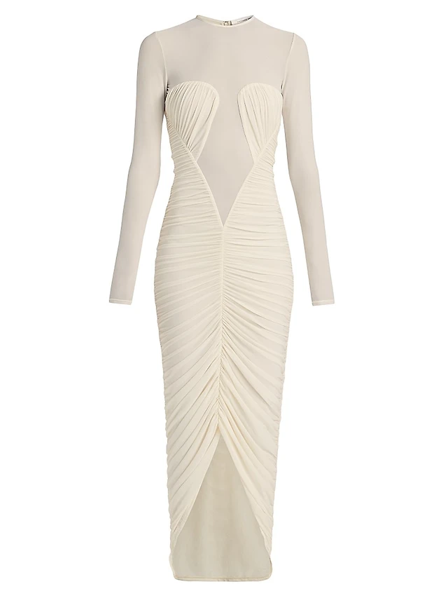 Ronny Kobo Scorpio Ruched Jersey Maxi Dress | The Summit Ronny Kobo Scorpio Ruched Jersey Maxi Dress | The Summit