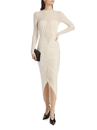 Besora Ruched Jersey Maxi Dress