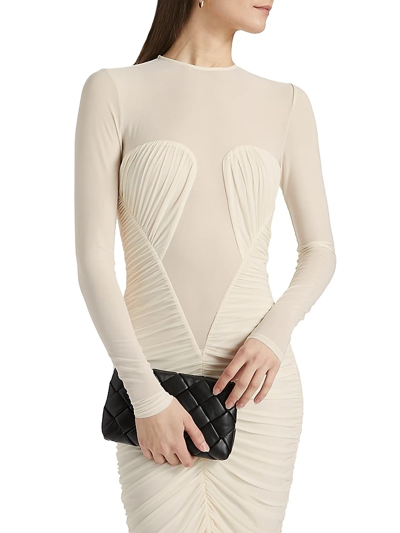 Besora Ruched Jersey Maxi Dress