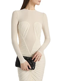 Besora Ruched Jersey Maxi Dress