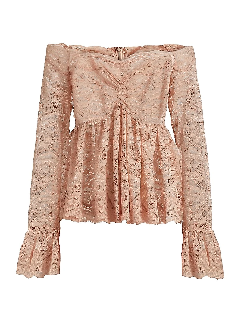 Ria Lace Off-the-Shoulder Blouse