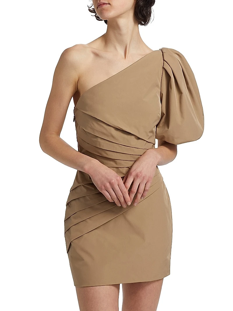 Garda One-Shoulder Minidress