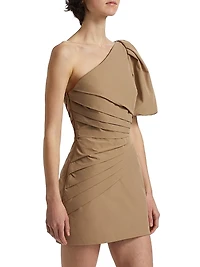 Garda One-Shoulder Minidress